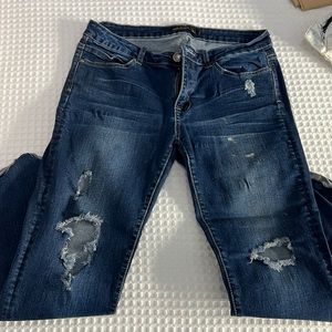 Straight leg jeans